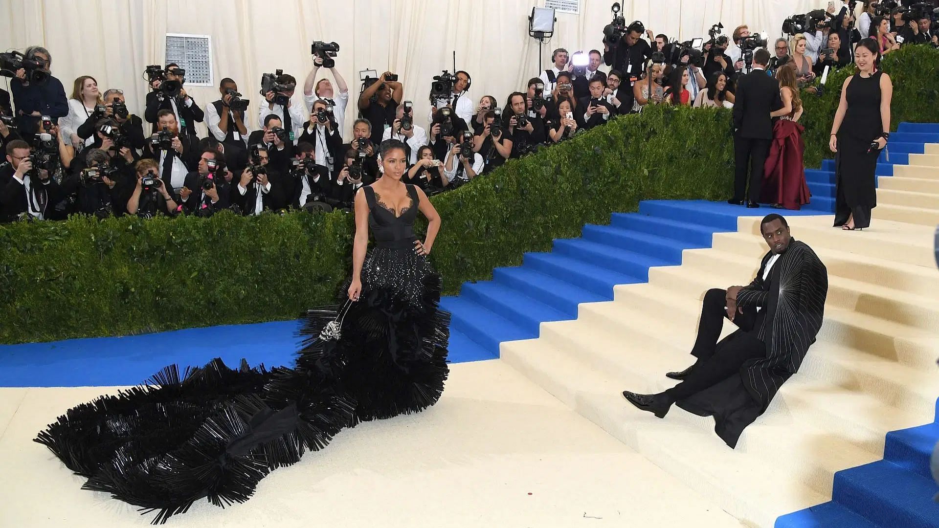 Cassie Ventura and Sean "Diddy" Combs attends "Rei Kawakubo/Comme des Garcons: Art Of The In-Between Costume Institute Gala (Image via Getty)